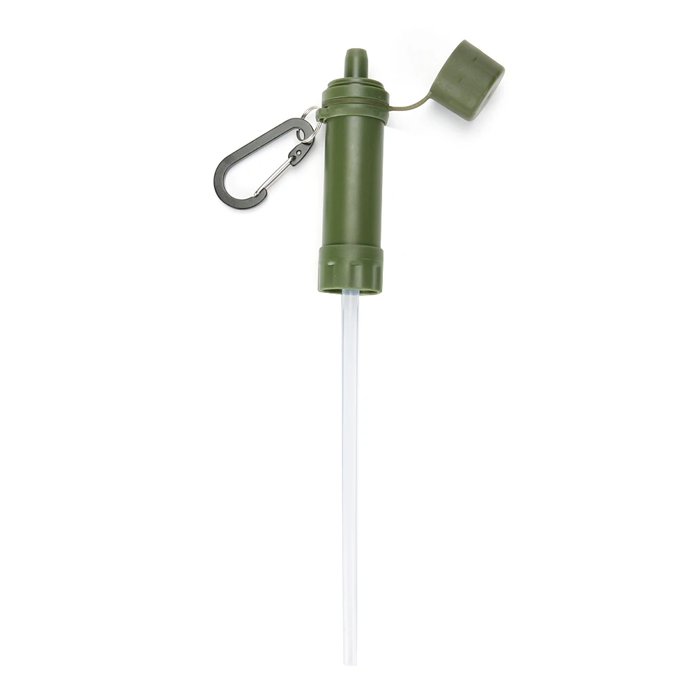 Narzędzia do filtracji wody do użytku na zewnątrz, osobisty filtr do wody z słomką, awaryjny oczyszczacz do bezpośredniego spożycia.