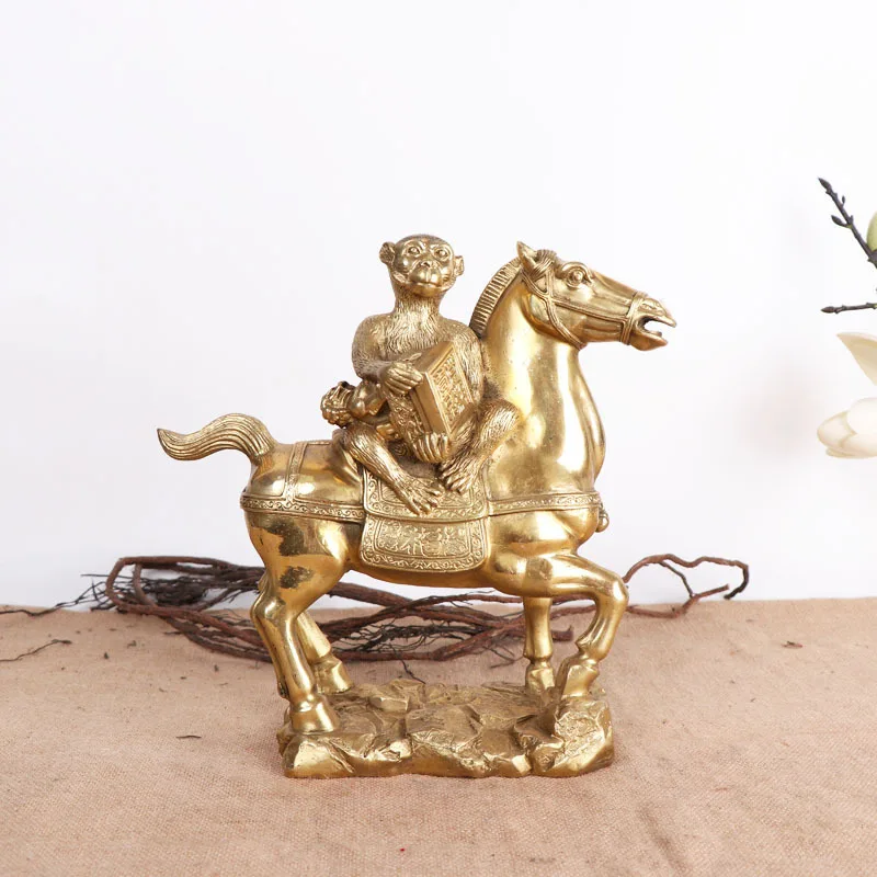 Statue, Craft Ornament For Home Decor, Bronze Figurine, Monkey Of Instant Success, Instantly Appointed To A