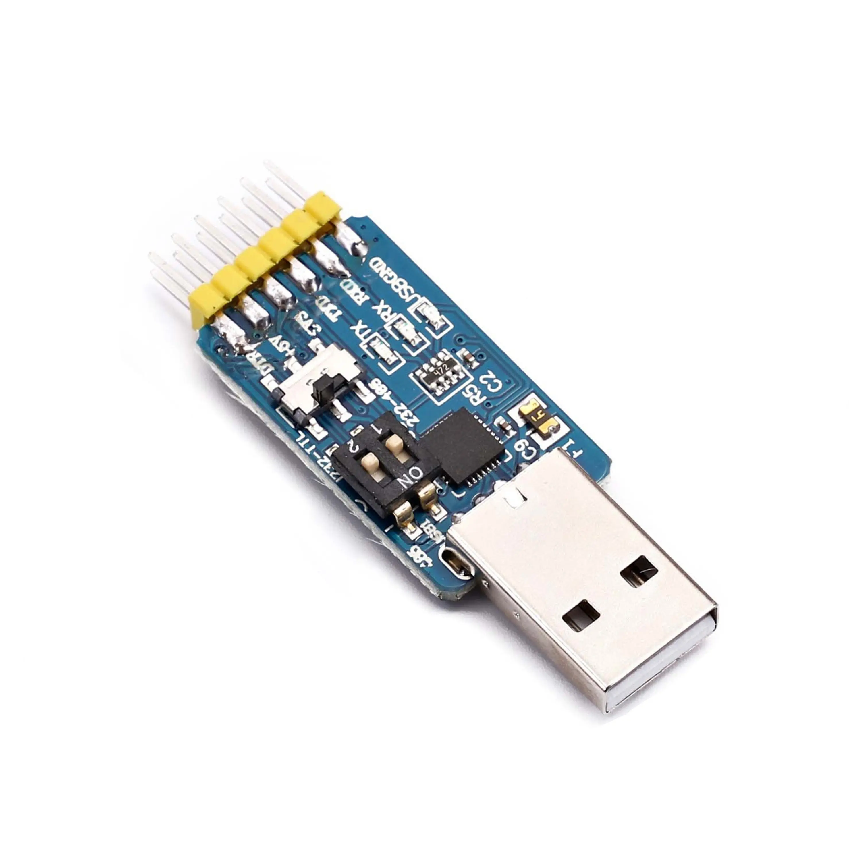 CP2102 Six-in-One Multi-Function USB to UART Serial Module, USB TTL/485/232 Mutual Conversion,Minimum Order 5 Pieces