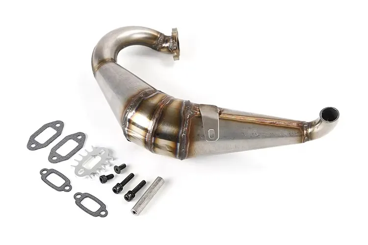 Stainless Steel Dominator Exhaust Pipe For 1/5 ROFUN LT LOSI 5IVE-T