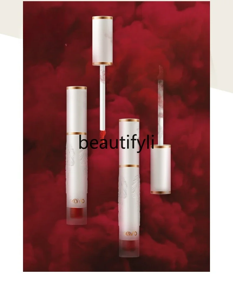 

n lip glaze light feather soft mist mirror water gloss glass lip gloss lasting non-fading dip cup lipstick