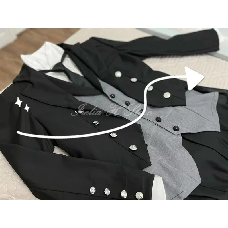 Irelia H store custom size Sebastian black butler Sebastian cosplay costume anime suit