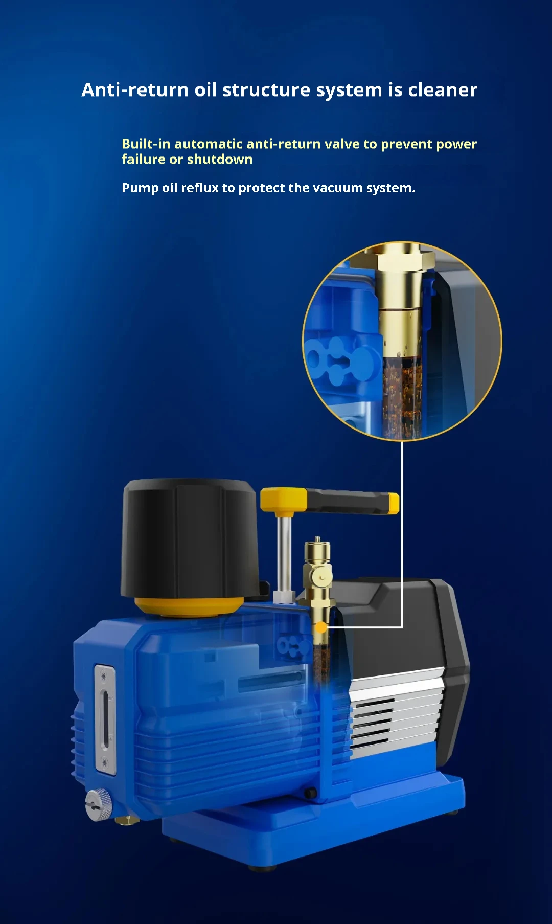 High Power VRP-12D Vacuum Pump for Cold Storage Central Air Conditioning Durable and High Reliability Latest Product