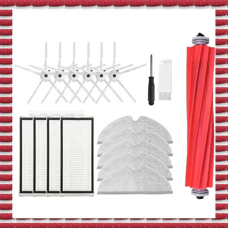 A97G для Xiaomi Roborock Q7 Max/Q7 Max+/T8 Аксессуары для фильтров Hepa Основная боковая щетка Швабра Ткань Запчасти для робота-пылесоса