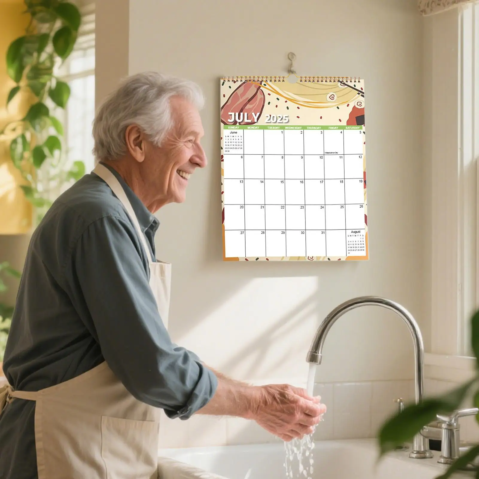 تقويم الحائط 2025-2026 تقويم 18 شهرًا للمنزل كتل مسطرة كبيرة Jul 2025 ديسمبر 2026 مخطط ربط بسلك مزدوج للمنزل في صالة الألعاب الرياضية