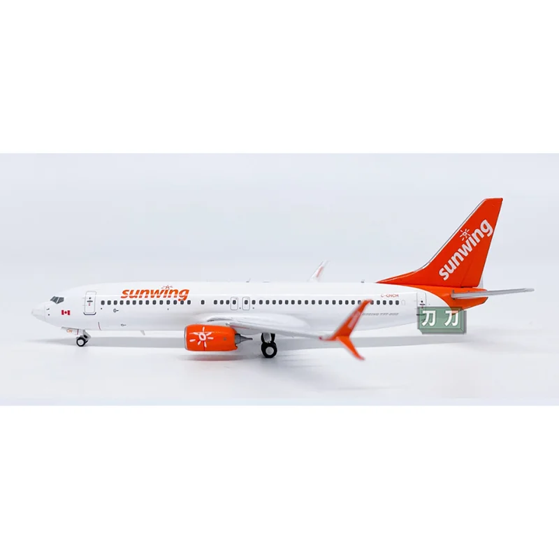 

Diecast 1/400 Scale Sunwing Airlines B737-800 C-GNCH Alloy Simulation Model Collectible Toy Ornament