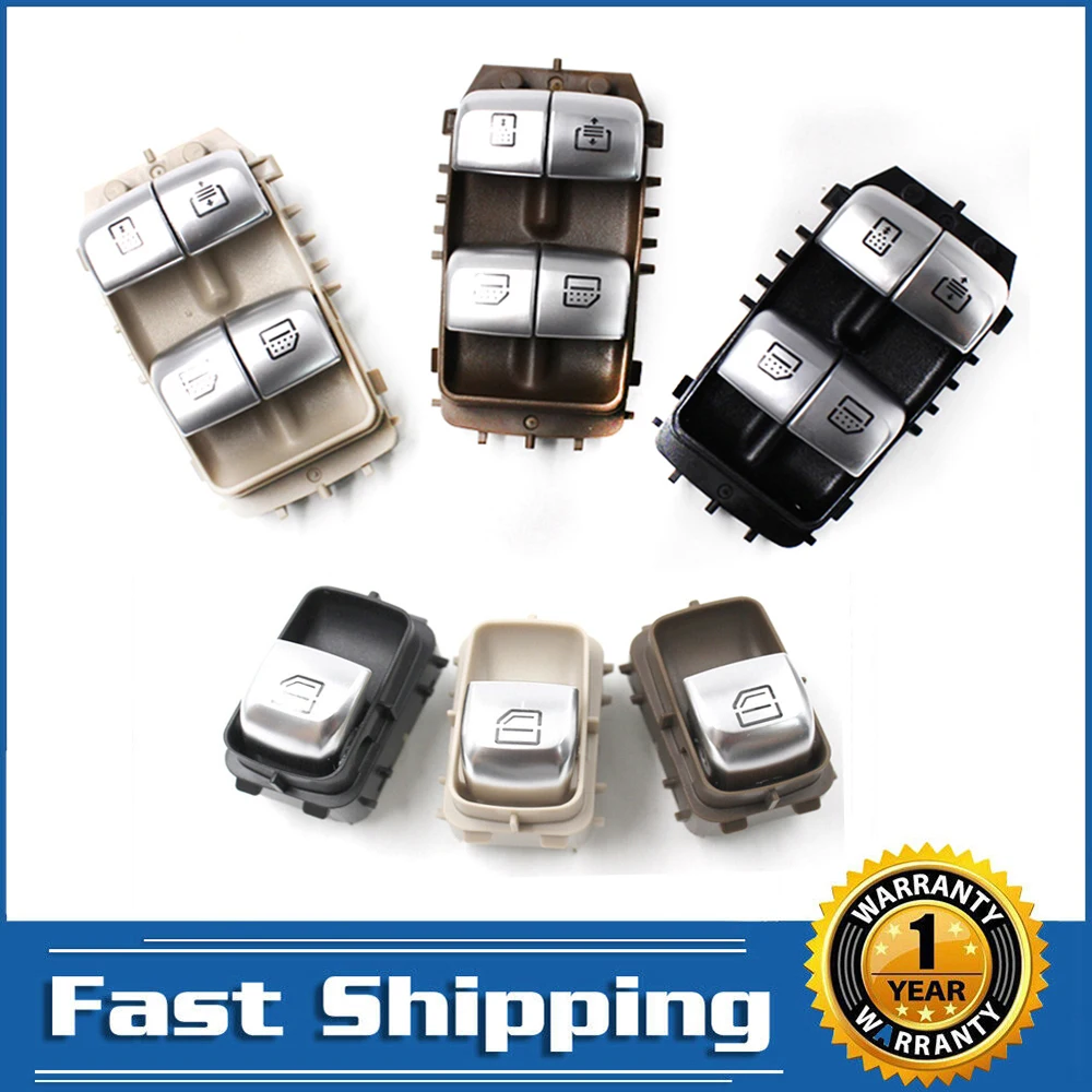 Power Master Window Control Switch for Mercedes-Benz W222 W213 S550 S600 S63 S350 S400 E200 E220 E43 AMG 2229051505 2229050309