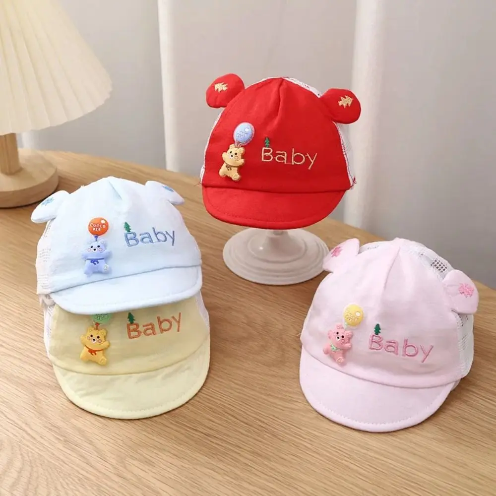 New Soft Baby Hat Cotton Ventilate Baseball Cap Thin Style Sun Hat Newborn