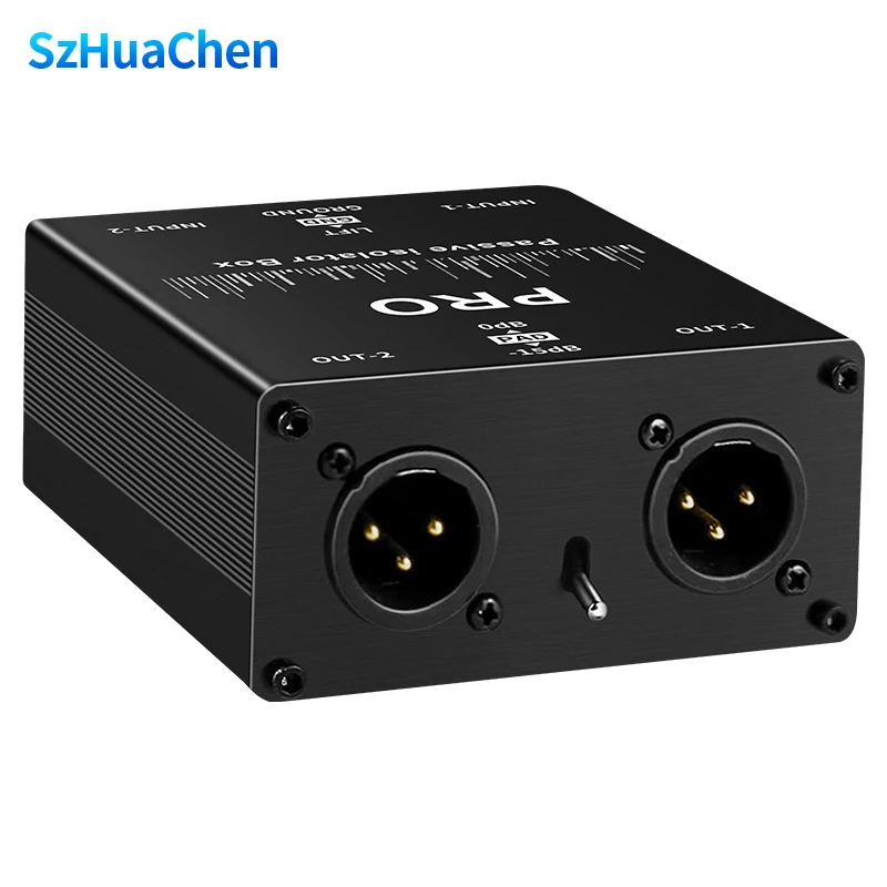 Audio Isolator, Audio Current Eliminator, XLR 6.5, Permalloy Isolator, Mixer Live Broadcast Mixer Microphone Common Ground Filte