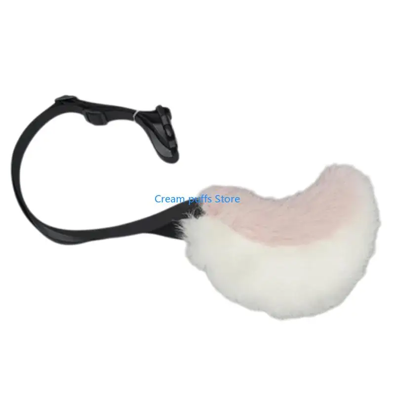50LE Plush Tail Lovely Rabbit Tail for Halloween Christmas Carnivals Birthday Tail Anime Cosplay Accessories
