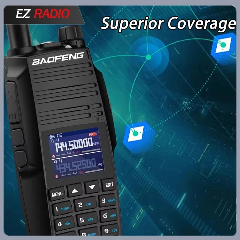 Baofeng UV-29 Pro Max Walkie Talkie dwukierunkowe Radio 1.77 wyświetlacz LCD CB Radio wysokiej mocy kanał NOAA 999 BF UV-29L daleki zasięg DTMF