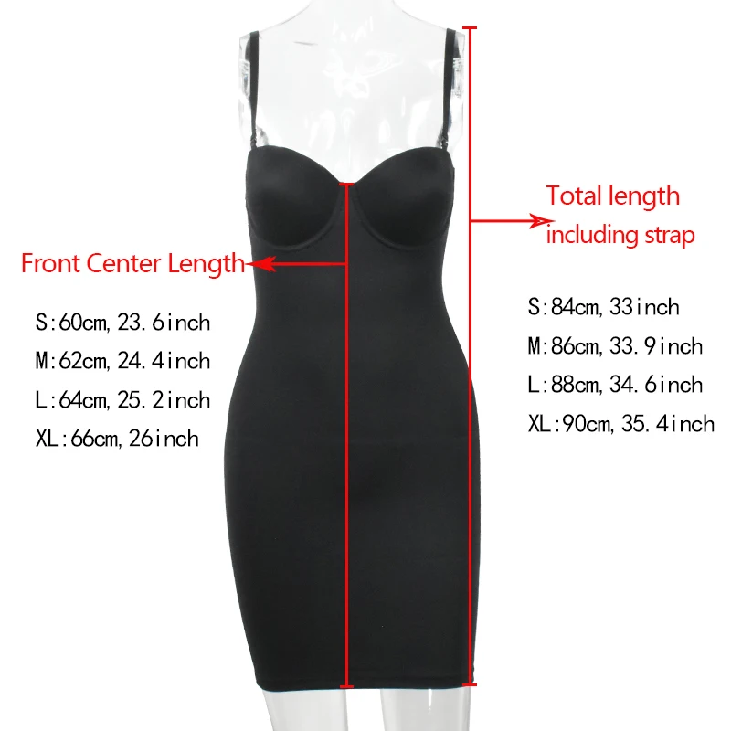Frauen Stretch Gerade Kleid Mit Bügel Tasse Einfache Sexy Kleider Spaghetti Strap Rohr Bodycon einteiliges Bleistift Unterkleid – Detail 8