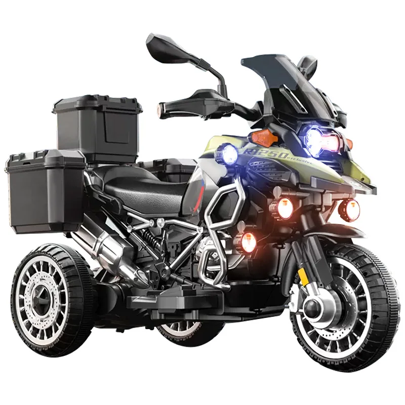 Hot Selling Three Plastic Wheel Children Electric Motorcycle Cheap Kids Battery Powered Car Children Electric Motorbike - Image 4