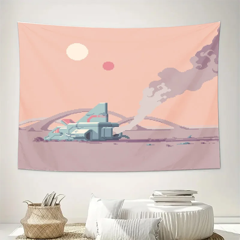 Space Galaxy Tapestry Alien Planet Sci Fi Nebula Tapestry Wall Hanging Cosmic Room Decor Tapestry Aesthetic Room Decor