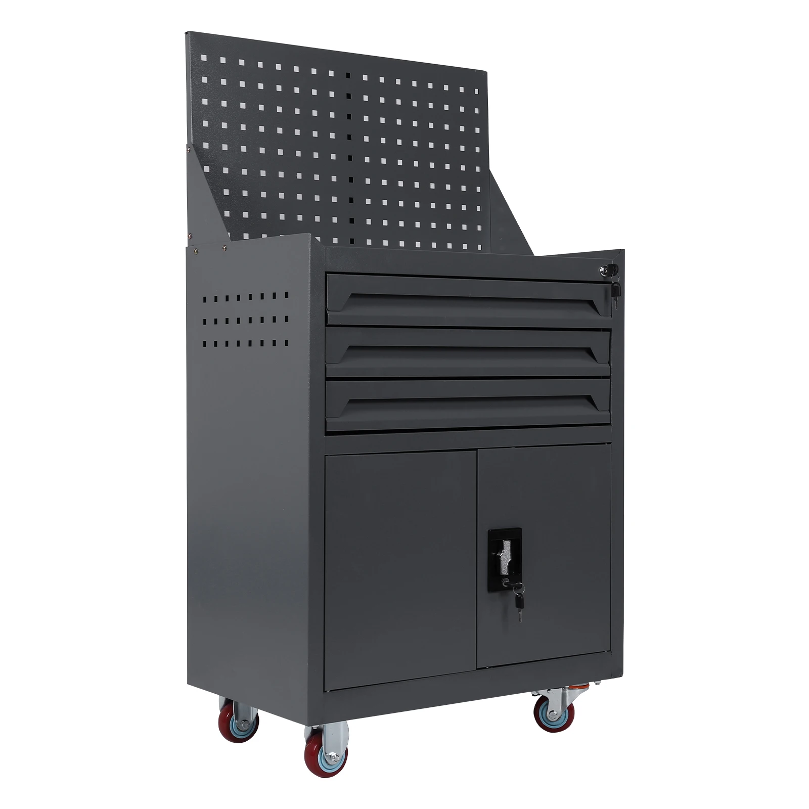 

Rolling Tool Chest with Drawers Tool Storage Cabinet Auto Repair Tool Cart for Workshop Warehouse Garage