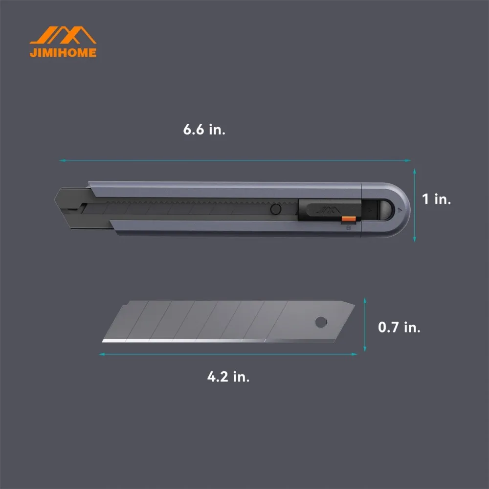 JIMIHOME DIY سهلة القطع الفن سكّين متعدّد الاستخدامات دليل صندوق الورق القاطع الحرف اليدوية اليدوى صندوق الأمان القاطع