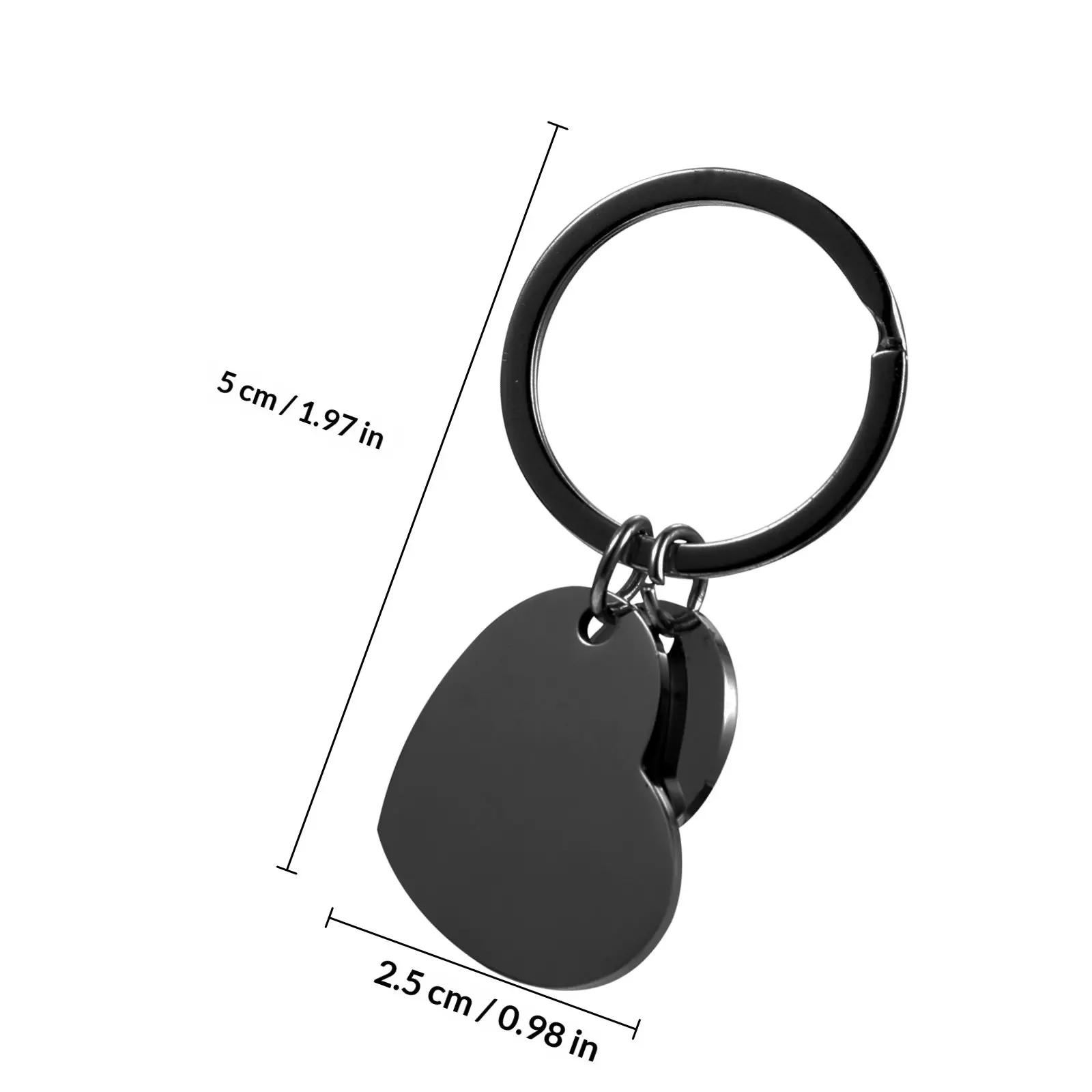 Elegant Heart Calendar Keychain Chic Key Ring Pendant Creative Gift for Girlfriend Wife Husband Anniversary Calendar Keychain