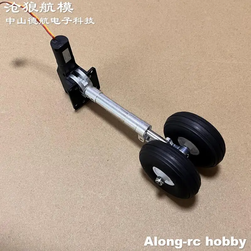 Train d'atterrissage à 2 roues pour 3-6 kg, hauteur 118mm à 218mm, amortissement rétractable principal, pièces d'avion RC