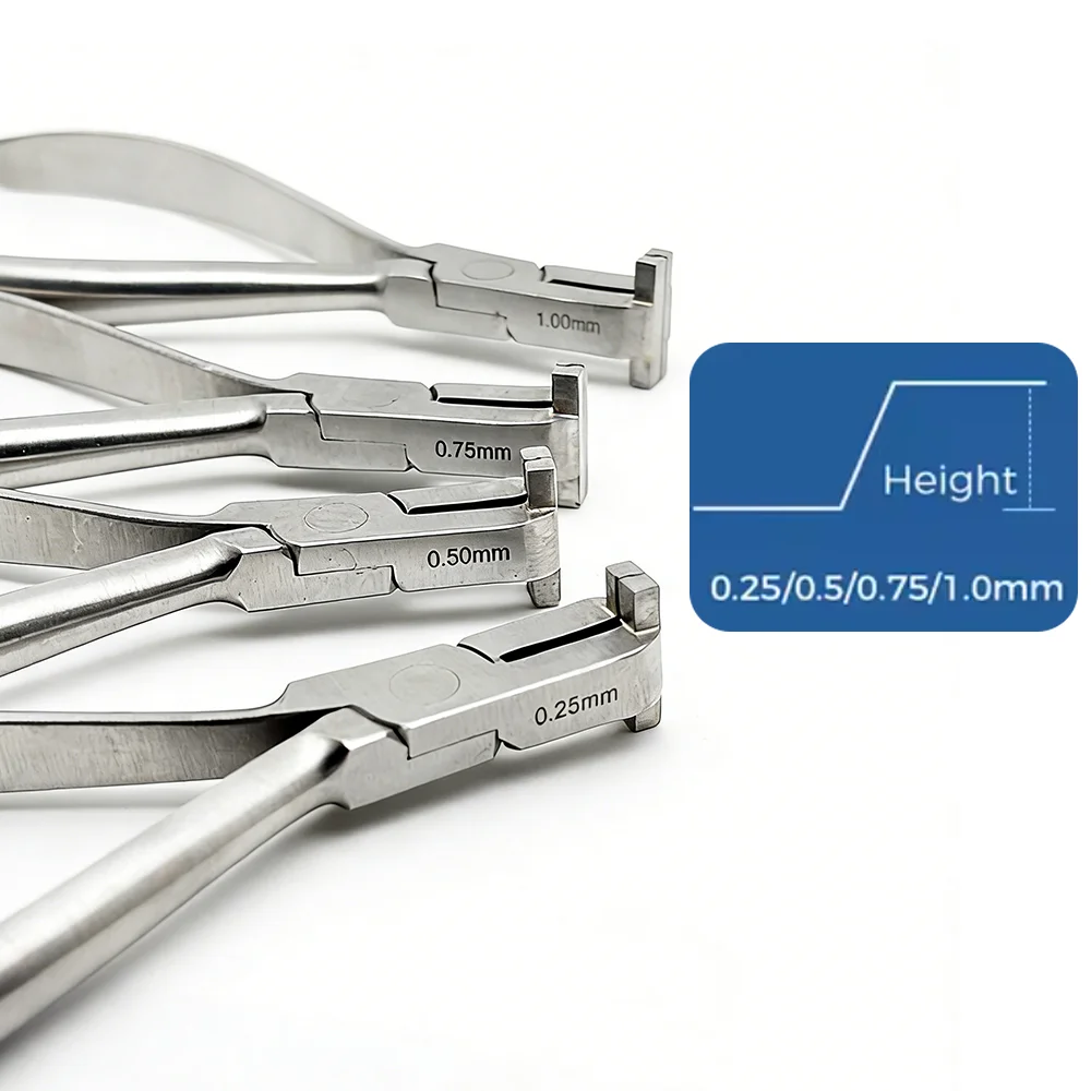 

Стоматологические ортодонтические щипцы для формирования шаговидных дуг из нержавеющей стали, 4 размера, для гибки дуг, стоматологический инструмент