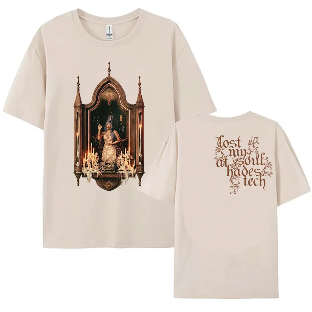 Album avatar Melanie Martinez print summer short sleeved loose fitting women's unisex streetwear casual round neck T-shirt