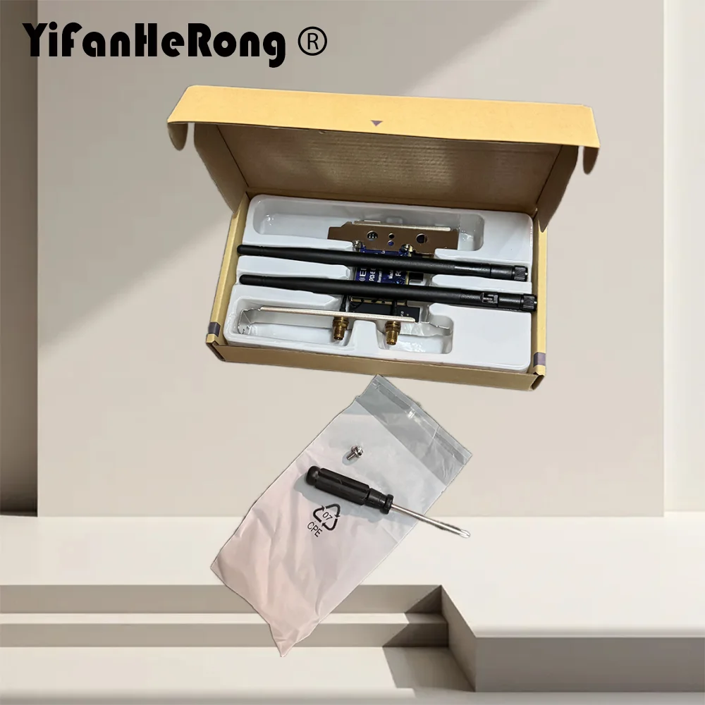 

Wireless 600Mbps BT4.0 WiFi Adapter WIFI PCI Express Network Card PCIe Adapter 2.4Ghz/5Ghz PCI Express LAN Card Adapter