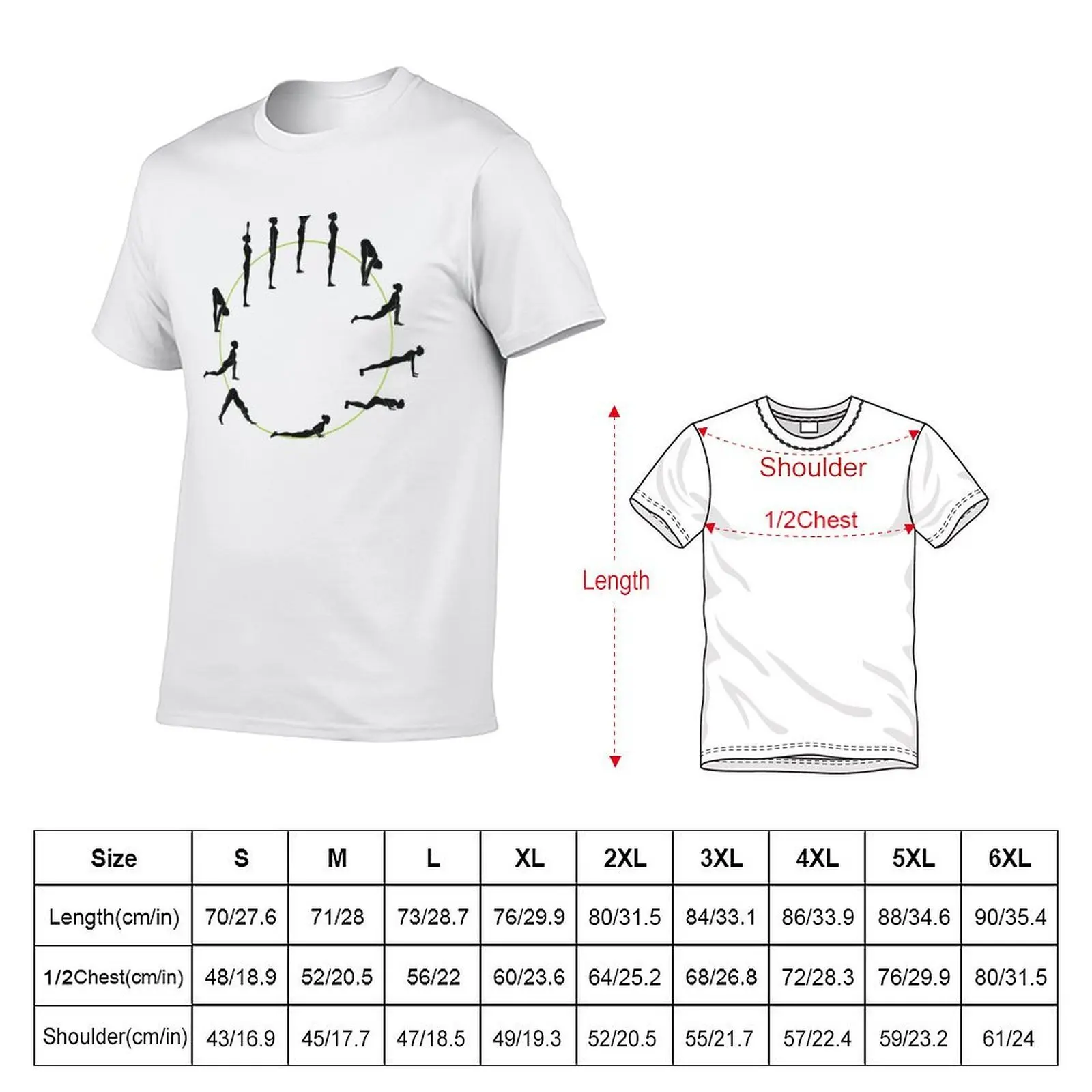 Yoga Sun Salutation - Yoga Poses Gift Ideas for Yoga Teacher - Certified Instructor Gifts T-Shirt man graphic t shirt T-Shirt