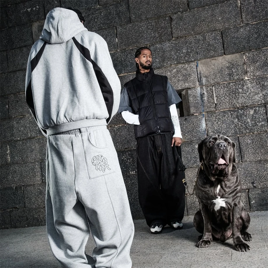 

Модный комплект с капюшоном и брюками с принтом Batwing Sve, свободная повседневная универсальная осенняя новинка, женская спортивная одежда