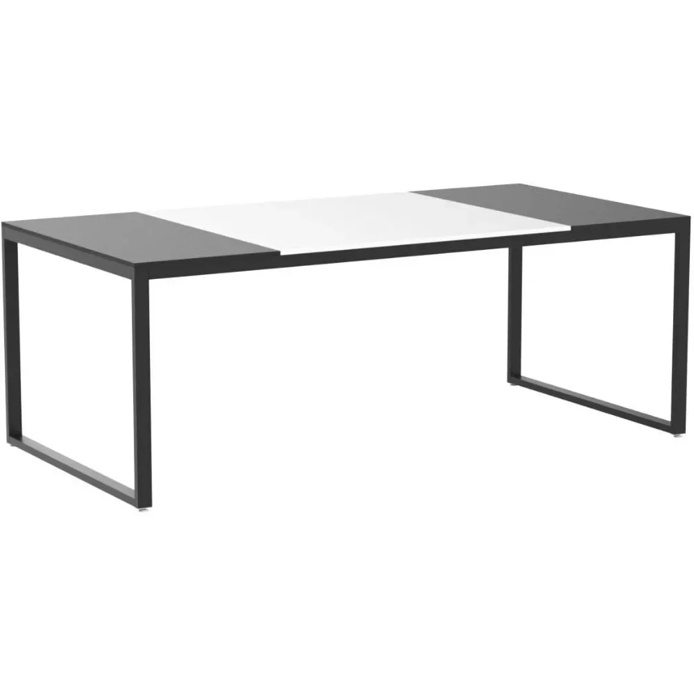 Mesa de conferência retangular para escritório, 6FT, retangular, mesas de diretoria para escritório, 7086 "L X 35.43 W X 29.52" H