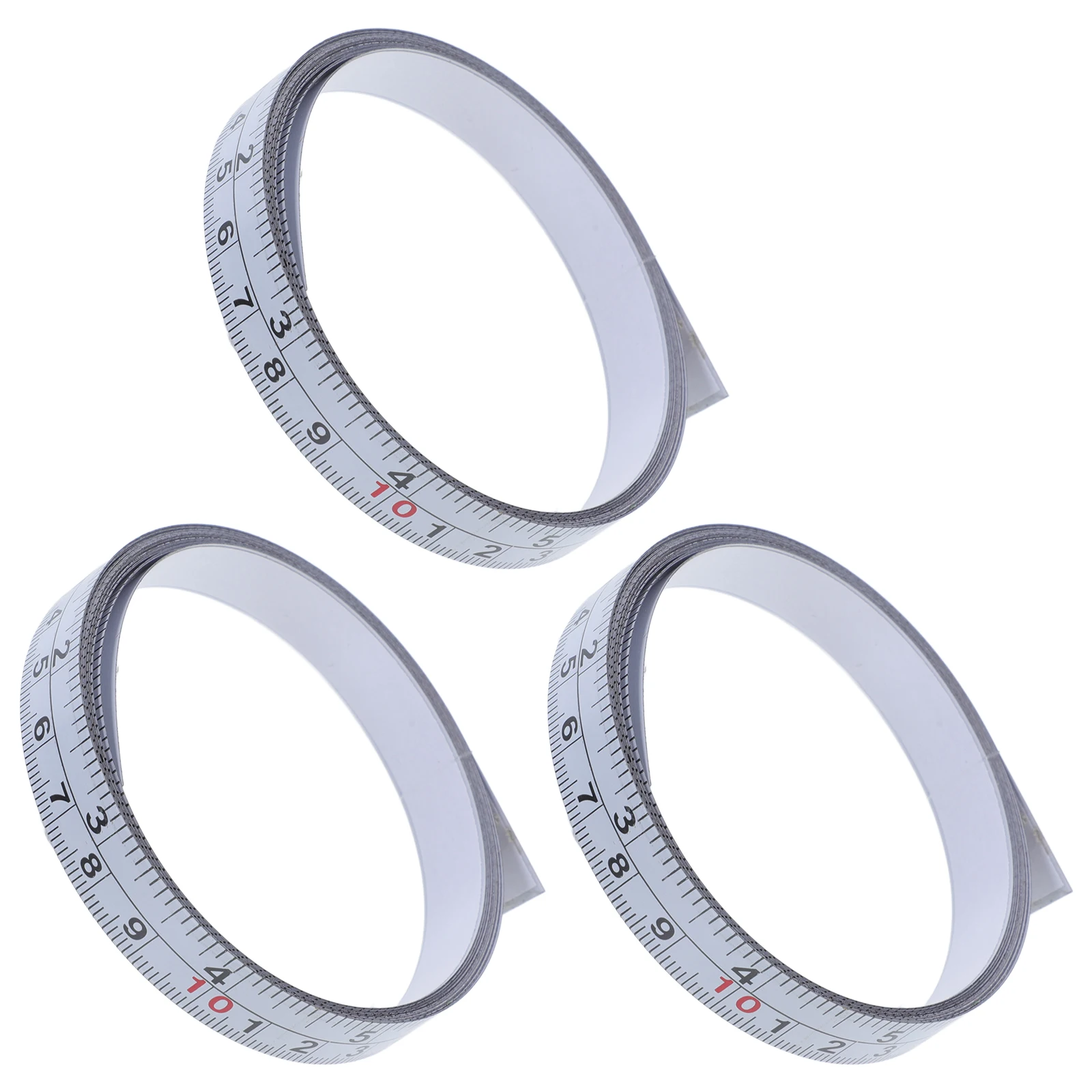 Adhesive Steel Measuring Tape Metric Imperial Scales Self-Adhesive Ruler For Woodworking Drafting Table Saw Workbench