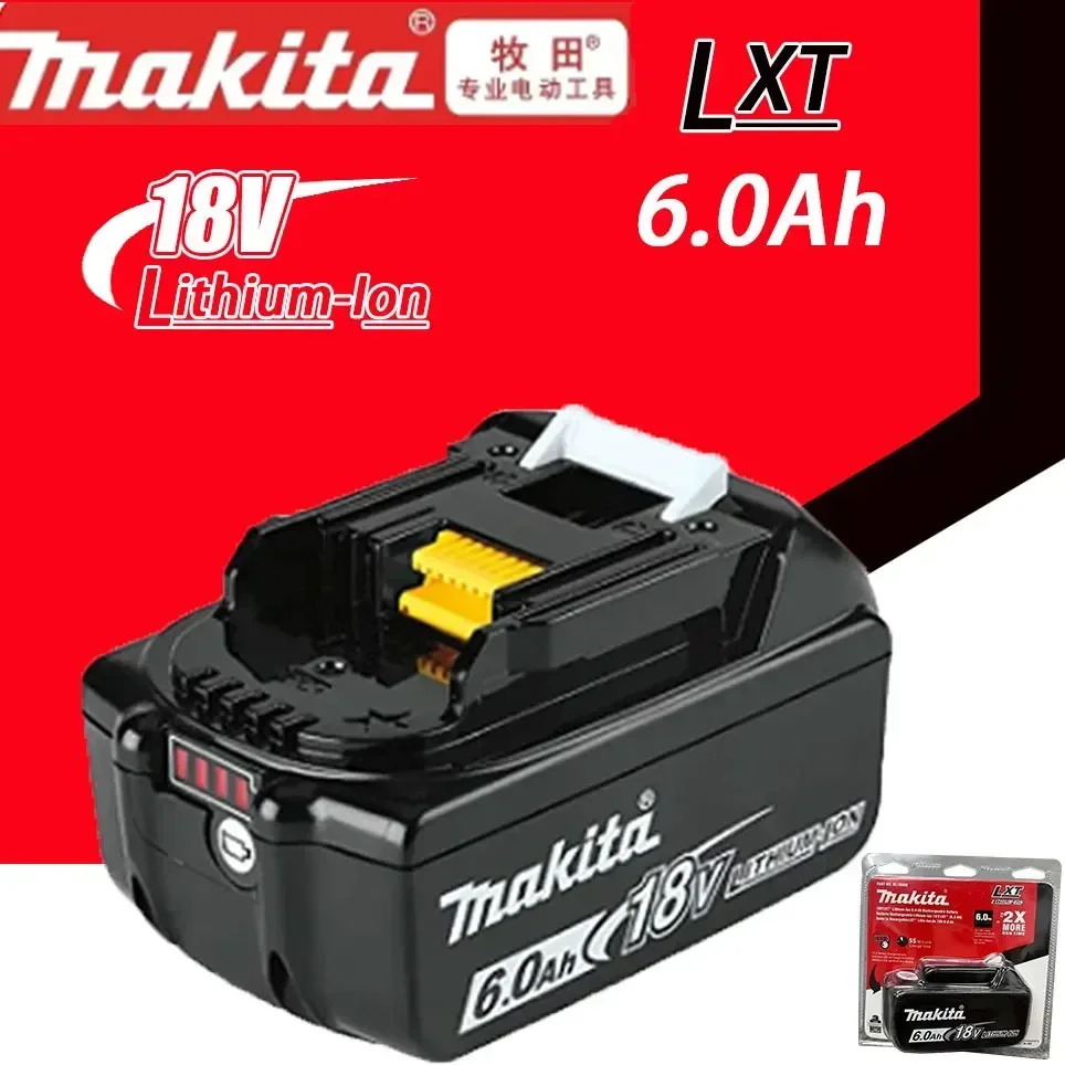 Makita Original 18V Makita 6000mAh Lithium ion Rechargeable Battery 18v drill Replacement Batteries BL1860 BL1830 BL1850 BL1860B