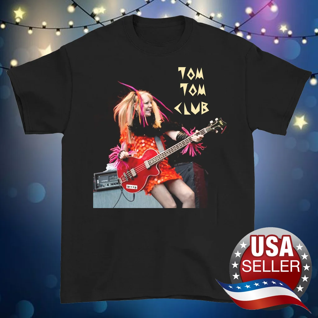 Tom Tom Club band Tina Weymouth NEW in concert T-shirt black S-5Xl 1F259