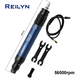 Pneumatic Wind Grinder High-Speed Min Polisher Grinding Machine Professional Air Micro Die Grinder Pencil Air Engraving tools