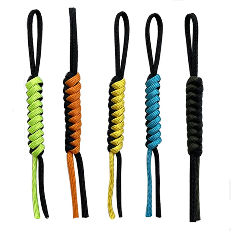 

5 Pack Handcrafted Lanyards EDC Paracord Lanyards with Tassel for Pocket Knife Outdoor Gear Zipper Puller Key-Chain Backpack