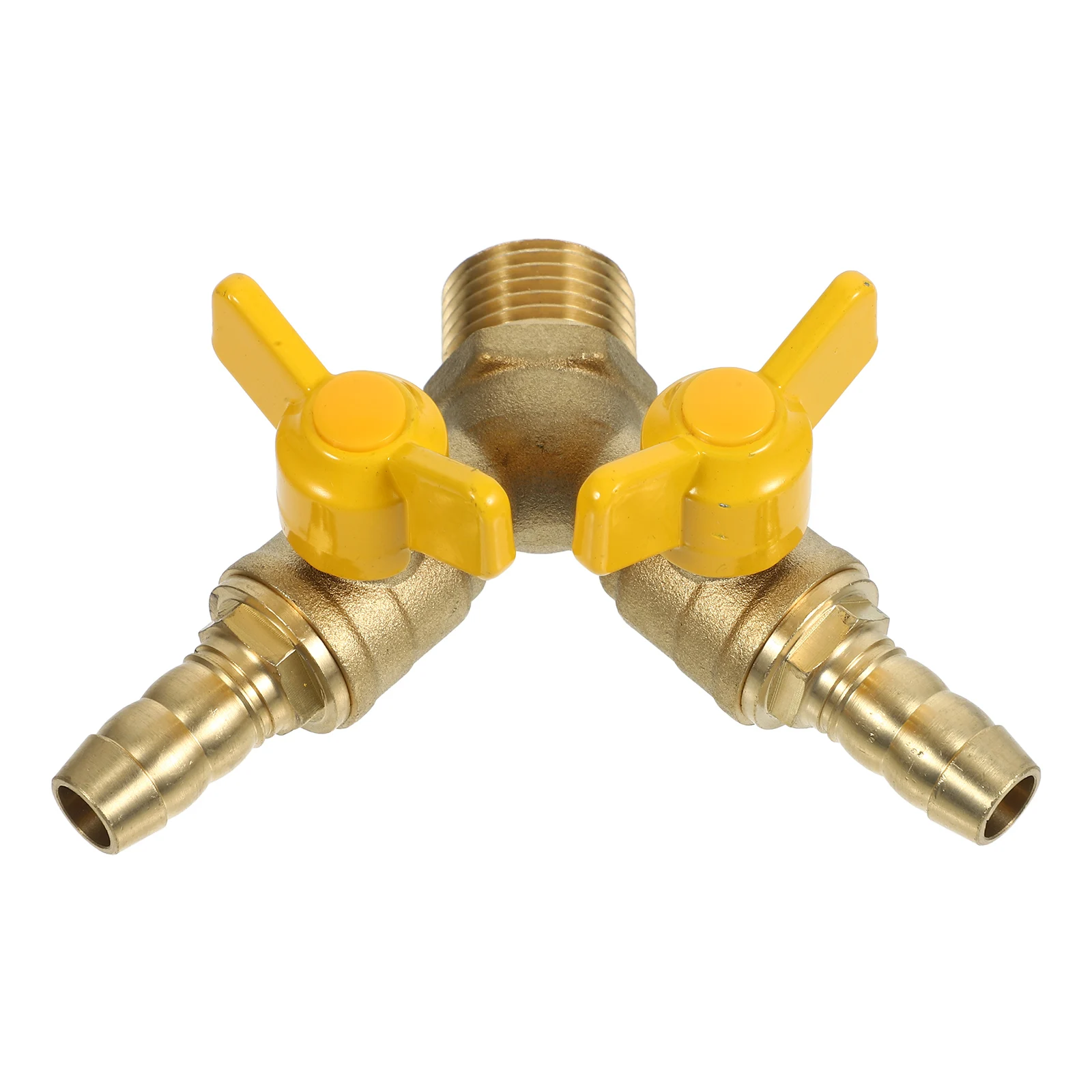 

Gas Three-insert Valve Y-shaped Ball Valve Hose Barb Filling Shut-off 3-way Gas Coal Fittings Household Commercial