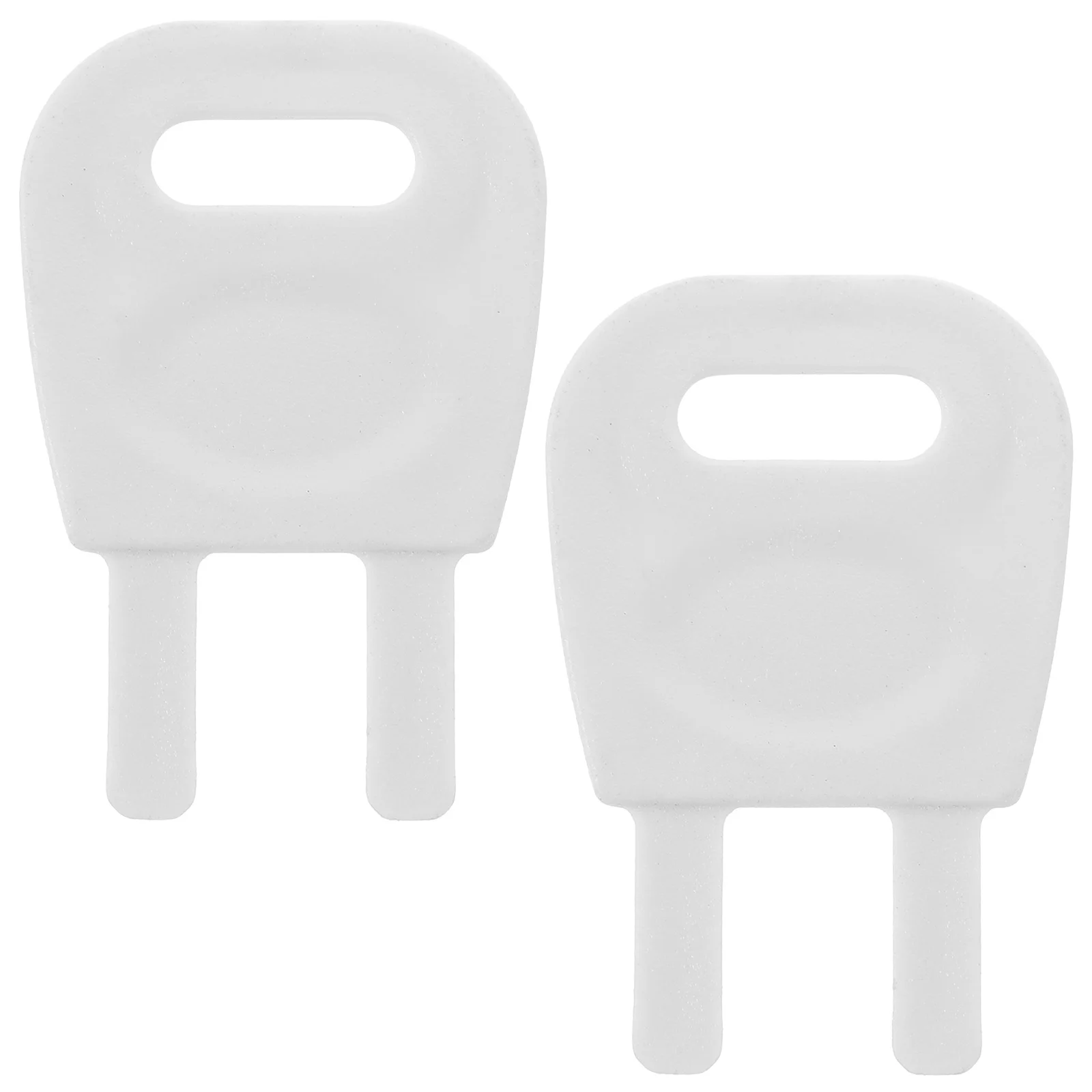 

2Pcs Roll Paper Dispenser Key Plastic Toilet Paper Dispenser Replacement Commercial Bathroom Use Practical Easy Open Tool