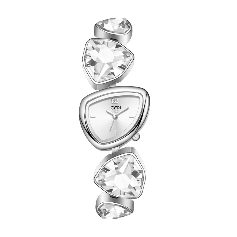 Bracciale di lusso Orologi da polso da donna Elegante cinturino in acciaio con diamanti Orologi da donna Orologio da donna Regali Relogio Feminino Reloj Mujer