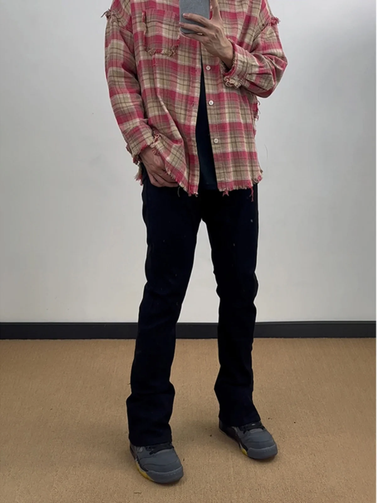 

Bla Straight Leg Men's Jeans Summer CleanFit Design American High Street Vibe Knife Flared Pants Wear Resistant Youth ...