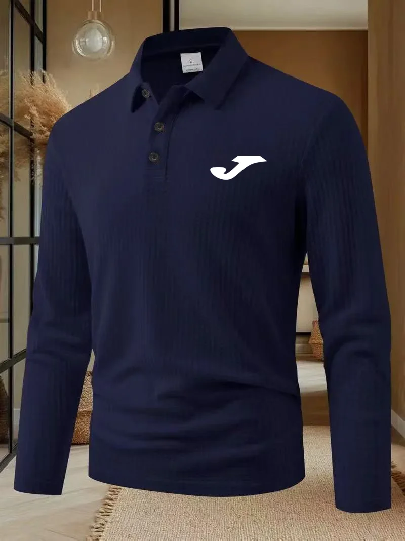 

JOMA brand new men's long-sleeved business casual polo shirt, stylish, comfortable, breathable and versatile for adults.