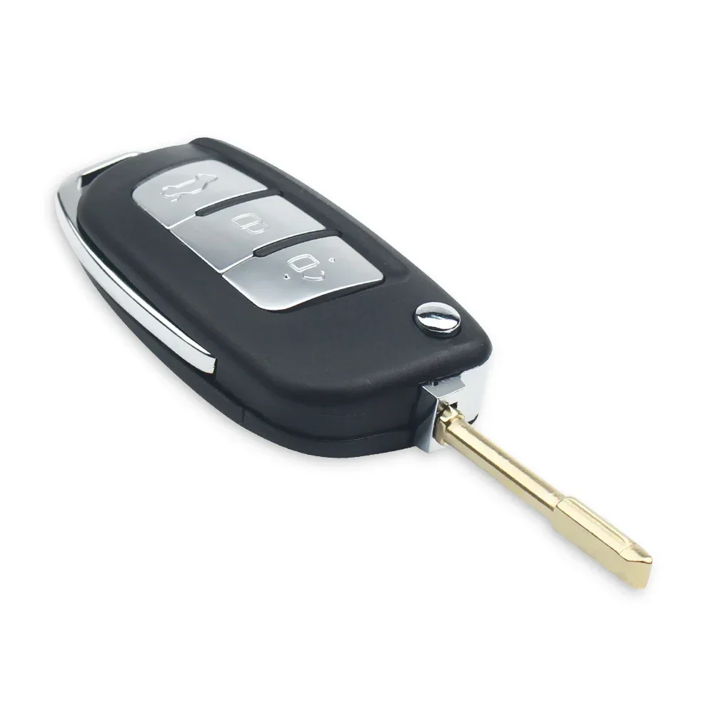 Dandkey 3 Buttons Flip Remote Car Key For Ford Focus Fiesta C Max Ka Fiesta C-Max S-Max Mondeo Galaxy 2003 2004 2005 2006