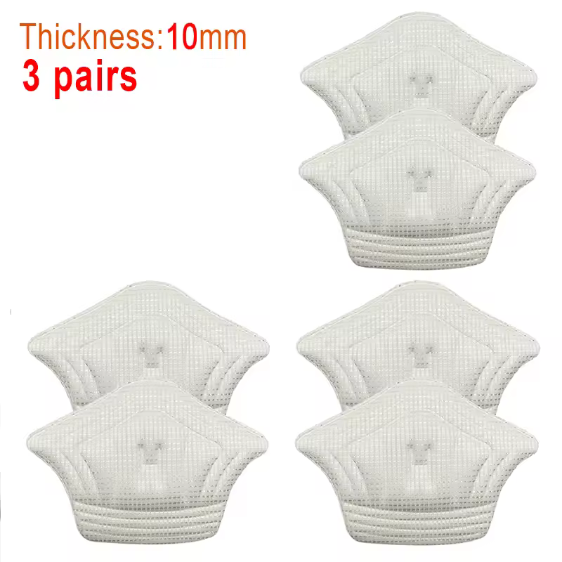 3pair/6pcs Insoles Patch Heel Pads for Sport Shoes Back Sticker Adjustable Size Antiwear Feet Pad Cushion Insert Insole - Image 8