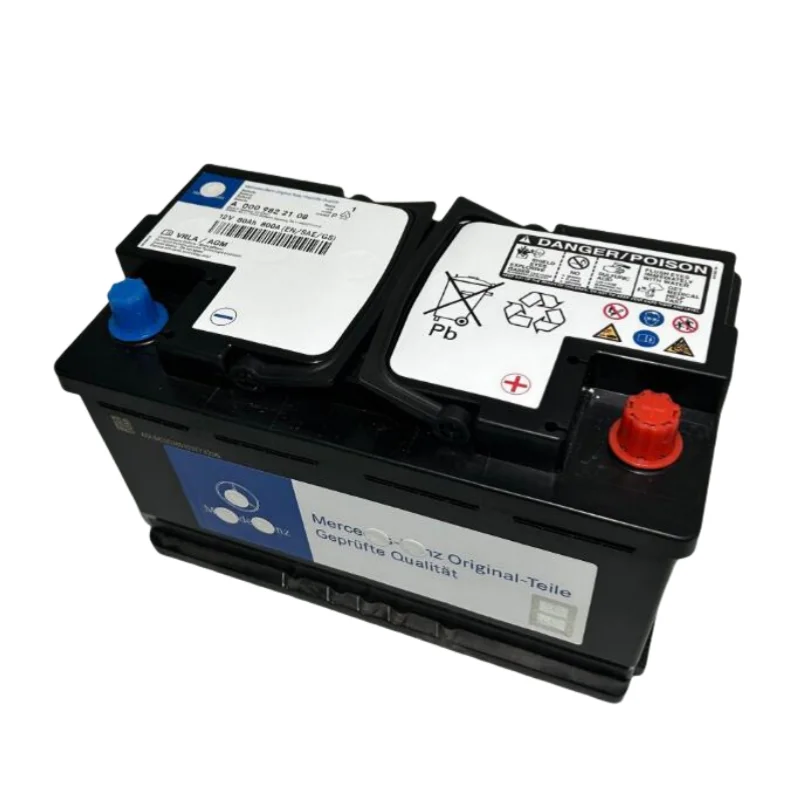 لمرسيدس بنز W212 w204 w205 w246 w117 w207 واط 156 000 982 2108 بطارية 12 فولت 80Ah AGM بدء تشغيل السيارة بطارية الرصاص الحمضية #2