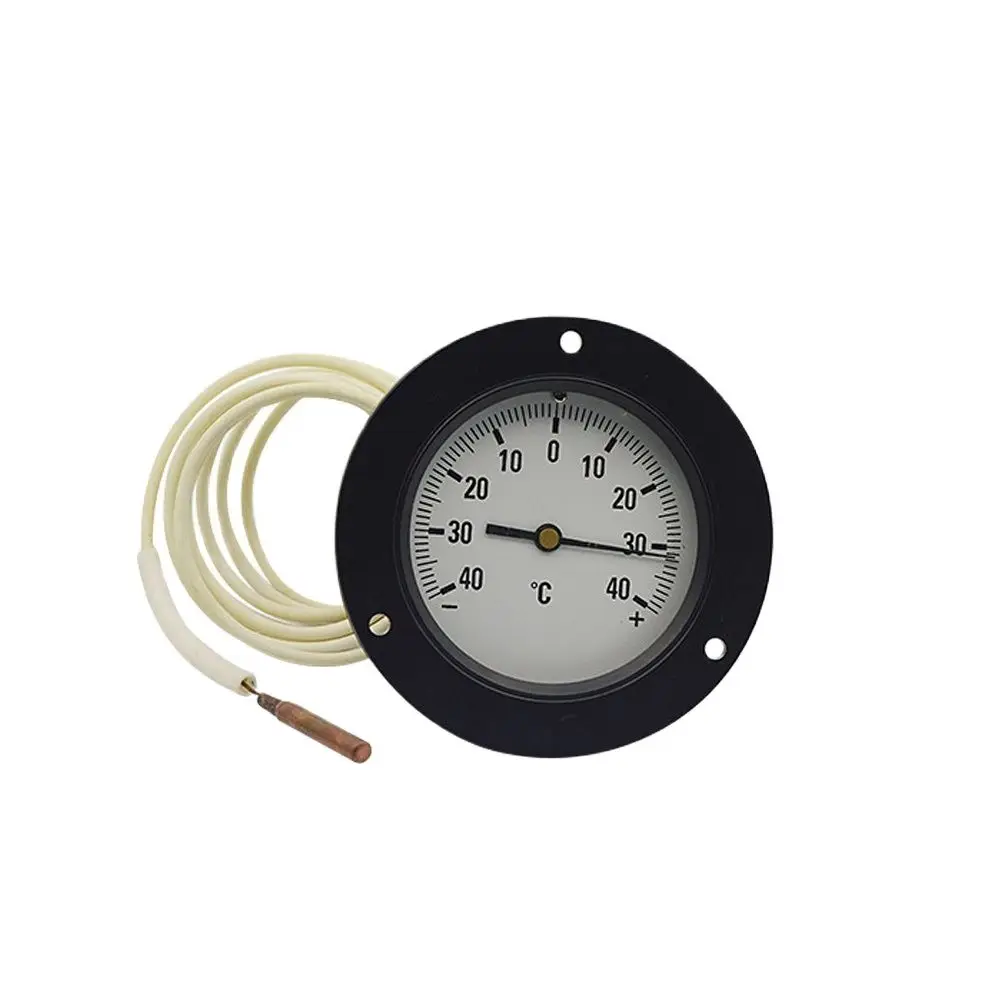 -40-40 Degrees Celsius 63mm Dial Thermometer - Water Temperature Gauge for Air Conditioning Refrigeration Boilers