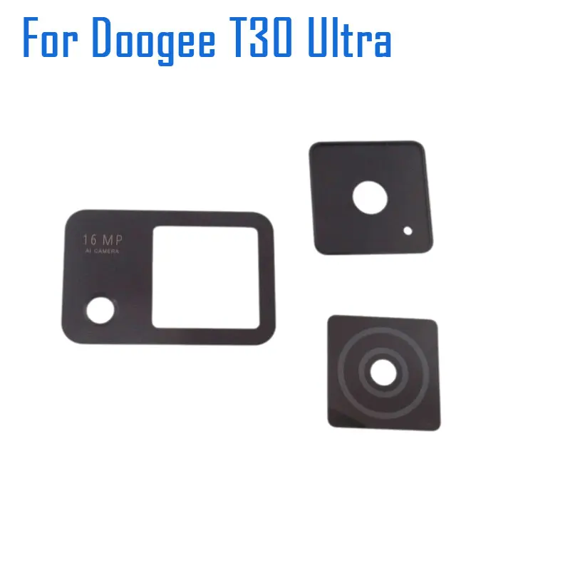 Lente de cámara trasera Original DOOGEE T30 Ultra, piezas de decoración de cámara y luz de Flash, decoración para tableta DOOGEE T30 Ultra