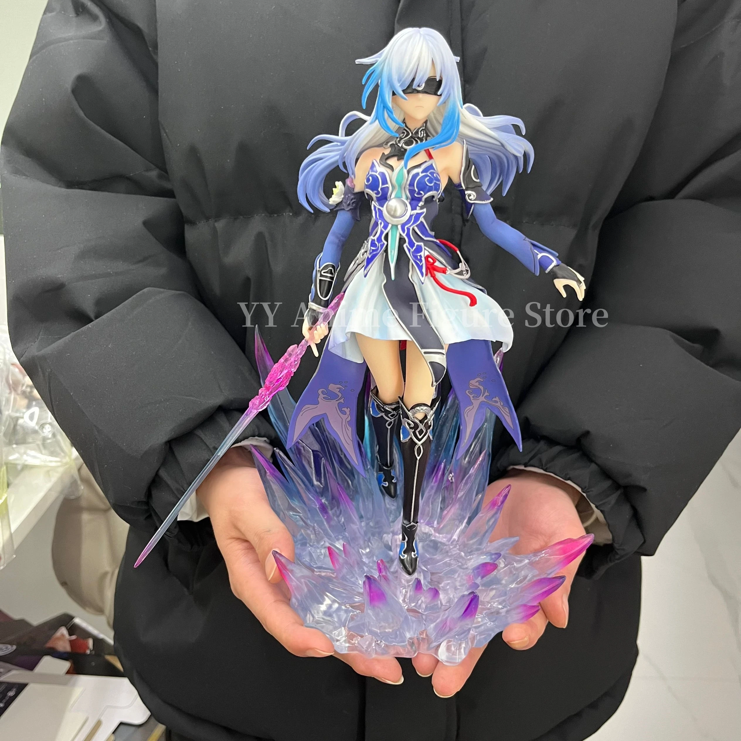 29cm Anime Honkai Star Figure Rail Jingliu Figurine Gk Jingliu Action Figure Beautiful Girl Game Collectible Model Toys Gift