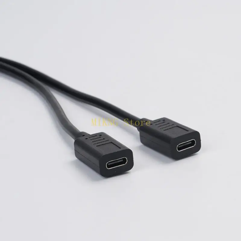 

USB C Splitter Cable USB Type C Female to 2 Double USB Type C Female Splitter Extension Charging Cable best sale