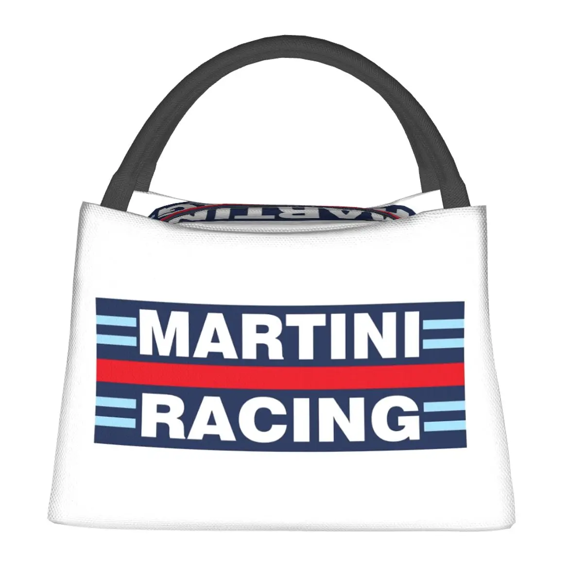 Martini Racing Lunch Bags Insulated Bento Box Resuable Cooler Thermal Bag for Woman Girl Travel