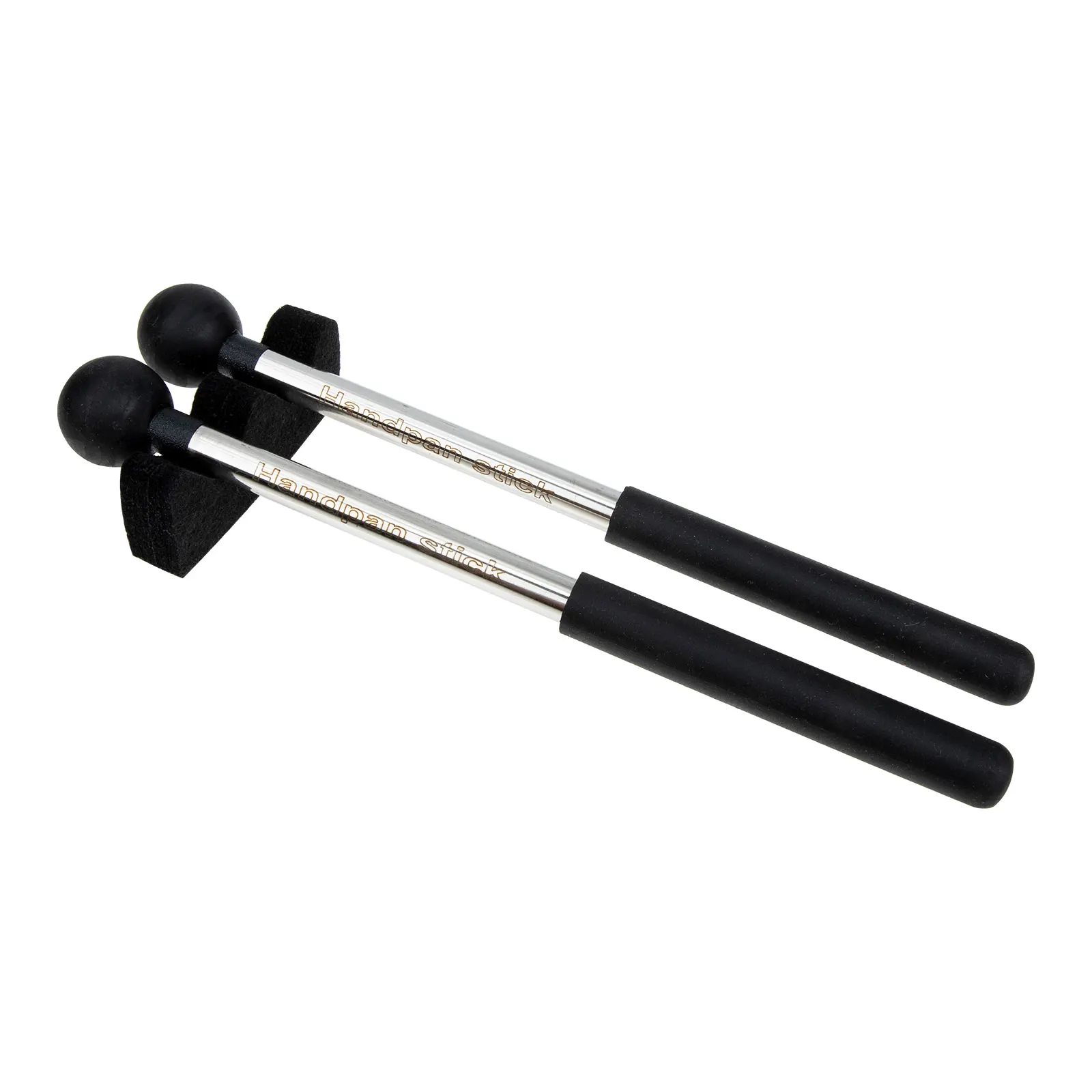 

Durable Metal Rubber Drumsticks Tongue Percussion Sticks Musical Instrument Yoga Meditation Education Practical Mallets Steel