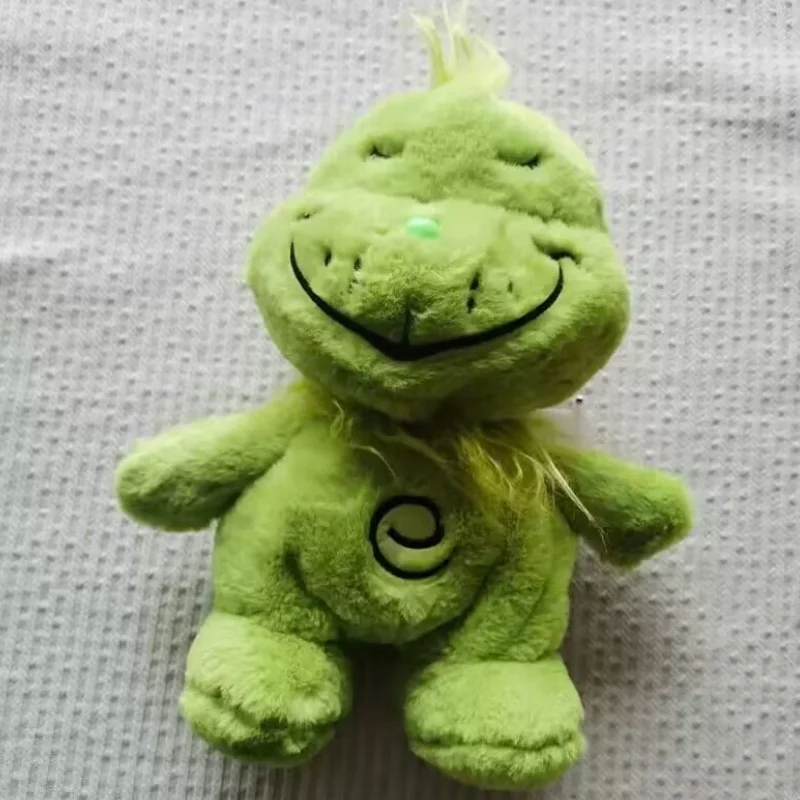 

Green Shaggy Anime Plush Toy Breathing Companion Doll Stuffed Animal With Glowing Belly Cute Holiday Gift For Friends