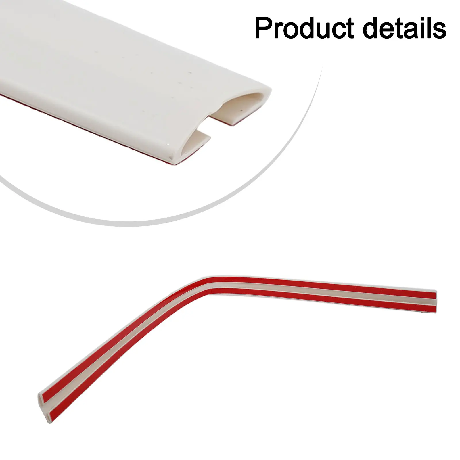 High Quality Brand New Door Bottom Seal 4-15mm Excellent Flexibility High Resilience White/brown Cold Resistance