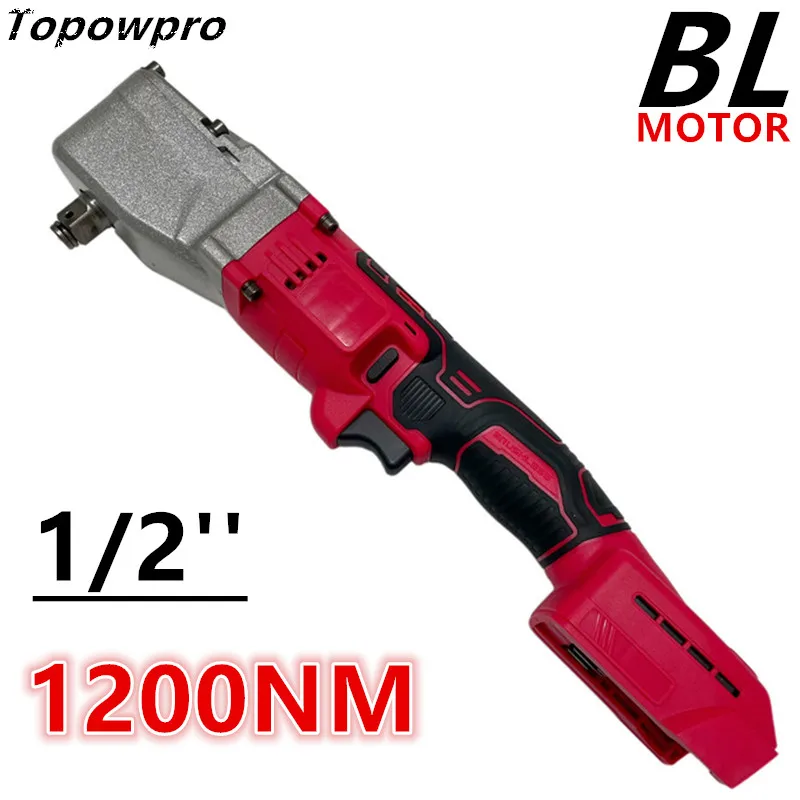 

1/2'' Brushless Ratchet Wrench 1200NM Electric Cordless Driver Removal Screw Nut Repair Power Tools For Milwaukee 18V Battery